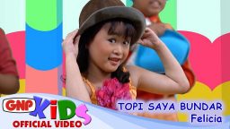 lirik lagu anak topi saya bundar