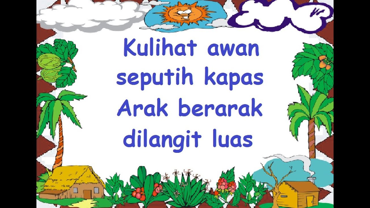 Lirik Lagu Awan Putih dari Lagu Anak - Lirik Lagu Terbaru