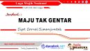 lirik lagu maju tak gentar dan penciptanya