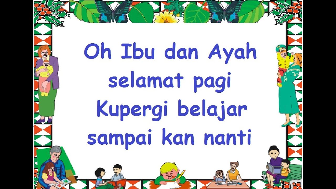 Lirik Lagu Pergi Belajar Ciptaan Ibu Sud - Lirik Lagu Terbaru